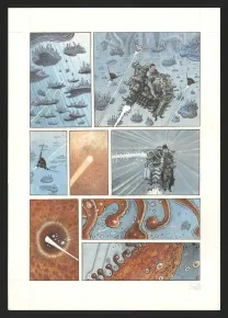 Planche couleur, Orbital, Contacts (T.8), Serge Pellé