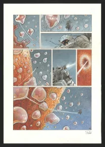 Planche couleur, Orbital, Contacts (T.8), Serge Pellé