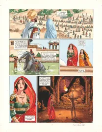 Planche couleur, Djinn, Un Honneur retrouvé (T.12), Ana Miralles