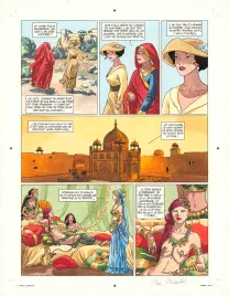 Planche couleur, Djinn, Une Jeunesse éternelle (T.11), Ana Miralles