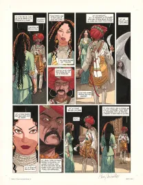 Planche couleur, Djinn, Une Jeunesse éternelle (T.11), Ana Miralles