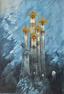 Colored illustration, Orbital, Serge Pellé