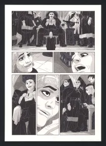 Planche noir et blanc, Les Ogres-Dieux, La Première née (T.4), Bertrand Gatignol