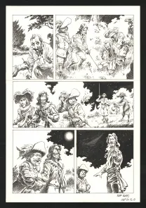 Planche noir et blanc, Le Vagabond des Étoiles , Première partie (T.1),  Riff Reb's