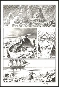 Planche noir et blanc, Le Vagabond des Étoiles , Seconde partie (T.2),  Riff Reb's