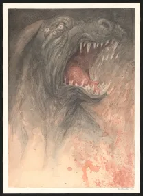 Illustration couleur, Les Carnets Lovecraft, Le Molosse, Armel Gaulme