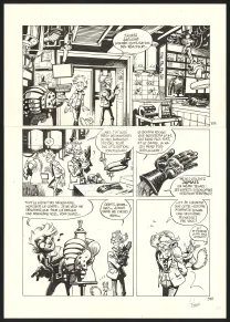 Planche noir et blanc, SuperGroom, Héros malgré lui (T.1),  Yoann