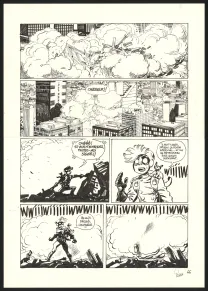 Planche noir et blanc, SuperGroom, Héros malgré lui (T.1),  Yoann