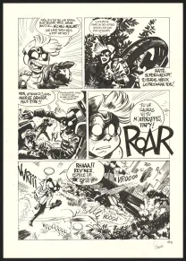 Black and white original page, SuperGroom, Héros malgré lui (T.1),  Yoann