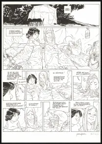 Planche noir et blanc, Les Beaux étés, Cap au Sud ! (T.1), Jordi Lafebre