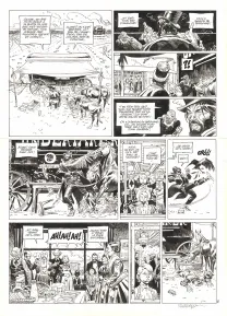 Planche noir et blanc, Undertaker, L'Indien blanc (T.5), Ralph Meyer