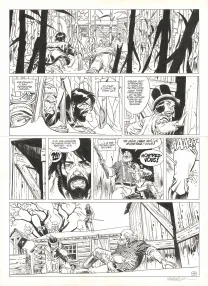 Planche noir et blanc, Undertaker, L'Indien blanc (T.5), Ralph Meyer