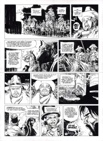 Planche noir et blanc, Undertaker, L'Indien blanc (T.5), Ralph Meyer