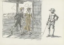 Colored illustration, André Juillard