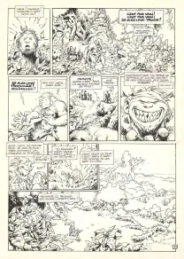 Black and white original page, Trolls de Troy, Histoires trolles (T.1), Jean-Louis Mourier