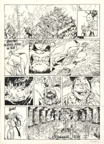 Planche noir et blanc, Trolls de Troy, Les Enragés du Darshan (II) (T.10), Jean-Louis Mourier