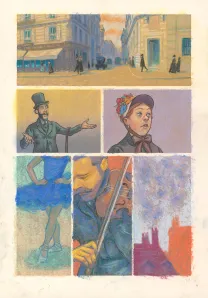 Planche couleur, Degas, La Danse de la Solitude,  Efa
