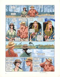 Planche couleur, Djinn, Une Jeunesse éternelle (T.11), Ana Miralles