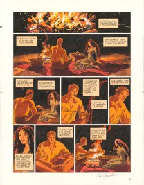 Planche couleur, Djinn, Le Tatouage (T.3), Ana Miralles