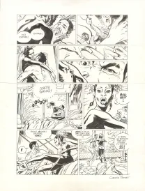 Planche noir et blanc, Sangoma, les damnés de Cape Town, Corentin Rouge