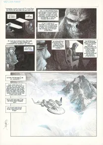 Planche noir et blanc, La Mort vivante, Alberto Varanda