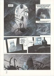 Planche noir et blanc, La Mort vivante, Alberto Varanda