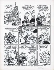 Planche noir et blanc, Sœur Marie-Thérèse, Heureux les imbéciles (T.2),  Maëster