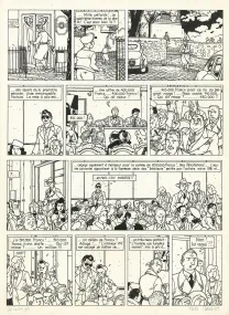 Planche noir et blanc, Ray Banana, Cité lumière (T.2), Ted Benoit