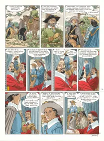 Colored original page, Les 7 Vies de l'Épervier, ... Qu'est-ce que ce monde ? (T.13), André Juillard