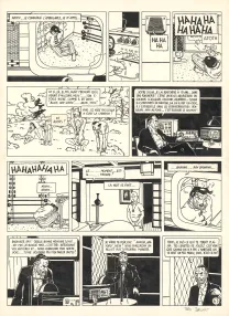 Planche noir et blanc, Ray Banana, Berceuse électrique (T.1), Ted Benoit