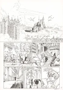 Planche noir et blanc, Ekhö Monde miroir, Un fantôme à Pékin (T.10), Alessandro Barbucci