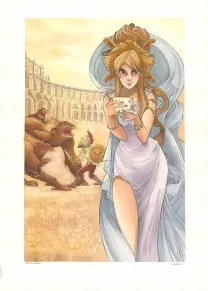 Colored illustration, Ekhö Monde miroir, Le Secret des Preshauns (T.5),  Barbucci & Lebreton