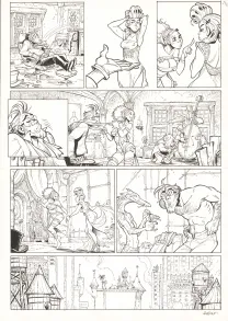 Planche noir et blanc, Ekhö Monde miroir, La Sirène de Manhattan (T.8), Alessandro Barbucci