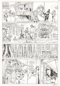 Planche noir et blanc, Ekhö Monde miroir, Swinging London (T.7), Alessandro Barbucci