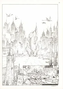 Planche noir et blanc, Ekhö Monde miroir, La Sirène de Manhattan (T.8), Alessandro Barbucci