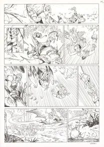 Planche noir et blanc, Ekhö Monde miroir, Abidjan-Nairobi Express (T.9), Alessandro Barbucci