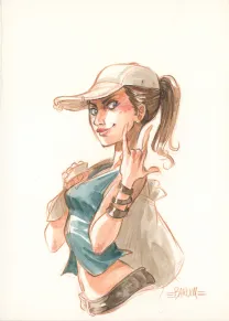 Colored illustration, Ekhö Monde miroir, Swinging London (T.7), Alessandro Barbucci