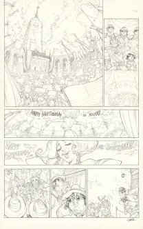Planche noir et blanc, Ekhö Monde miroir, Hollywood Boulevard (T.3), Alessandro Barbucci