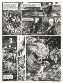 Planche noir et blanc, Le Bestiaire du crépuscule, Daria Schmitt