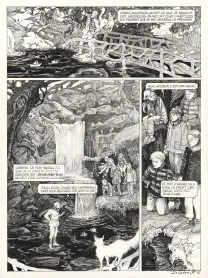 Planche noir et blanc, Le Bestiaire du crépuscule, Daria Schmitt