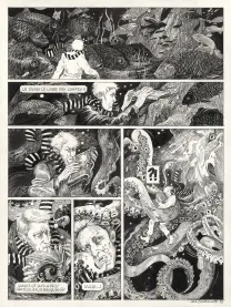 Planche noir et blanc, Le Bestiaire du crépuscule, Daria Schmitt