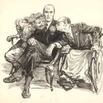 Illustration noir et blanc, Guido Buzzelli