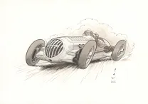 Illustration couleur, Curtiss Hill,  Pau 