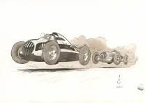 Illustration couleur, Curtiss Hill,  Pau 