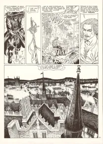 Black and white original page, Barracuda,  Jérémy
