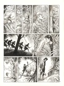 Planche noir et blanc, Niklos Koda, Olivier Grenson