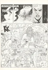 Planche noir et blanc, Croisade, Gauthier de Flandres (T.5), Philippe Xavier