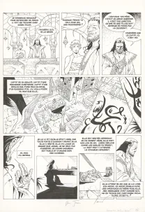Planche noir et blanc, Croisade, Le maître des machines (T.3), Philippe Xavier
