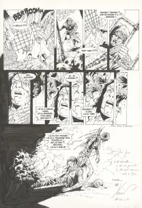 Planche noir et blanc, Croisade, Le qua'dj (T.2), Philippe Xavier