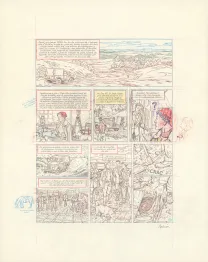 Sketch, Blake et Mortimer, Huit heures à Berlin (T.29), Antoine Aubin